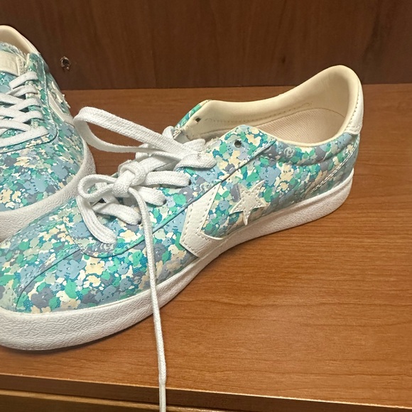 NWT Converse Breakpoint Ox Floral Cyan Blue White Womens Shoes Sneakers Size 7 - Picture 5 of 7